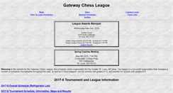 Desktop Screenshot of gatewaychess.org