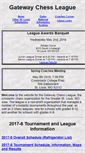 Mobile Screenshot of gatewaychess.org